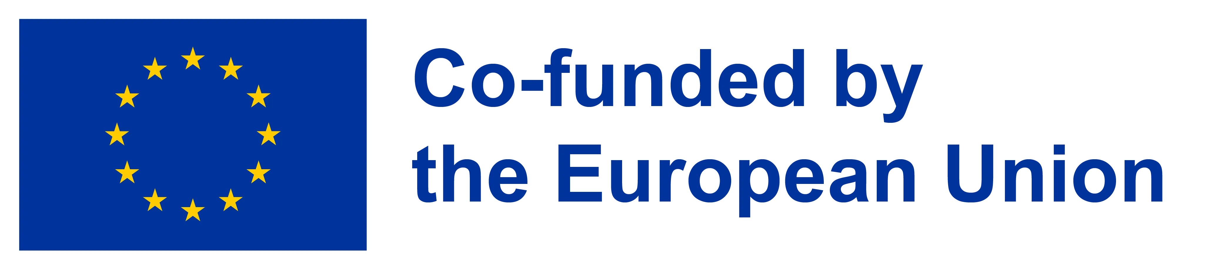 Logo indicating co-funding by the European Union.